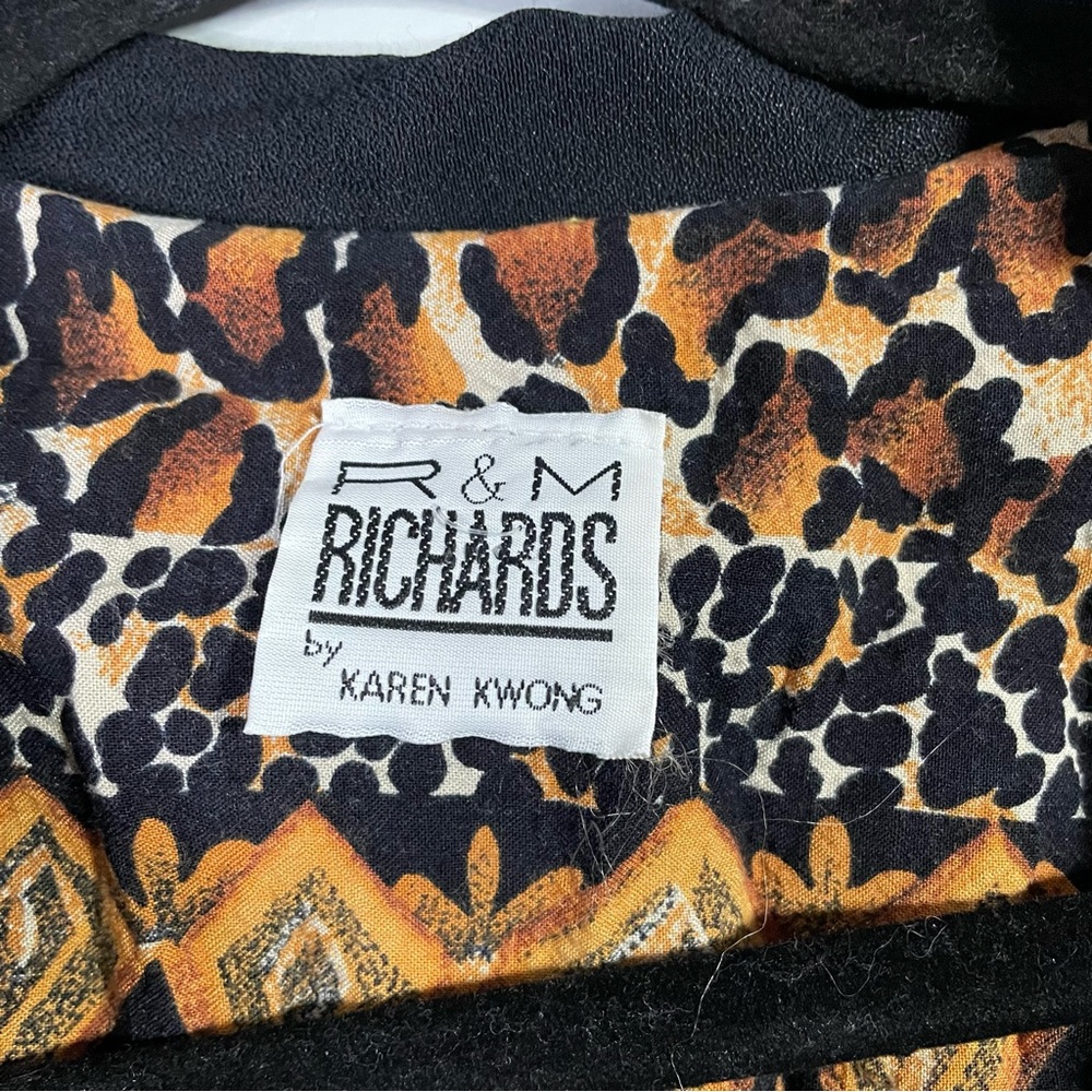 R & M Richards by Karen Kwong Vintage Y2K Jumpsuit Jacket/Top Combo Size 10 - Picture 3 of 9